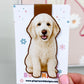 Cream Labradoodle Magnetic Bookmark