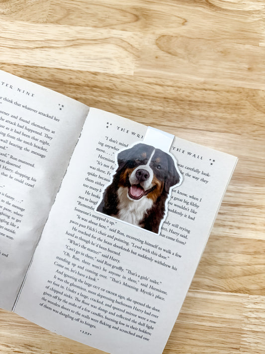 Bernese Mountain Dog Magnetic Bookmark