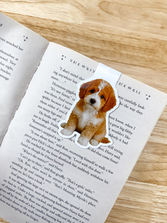 Bernadoodle Magnetic Bookmark