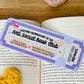 Anti Social Book Club Purple Bookmark