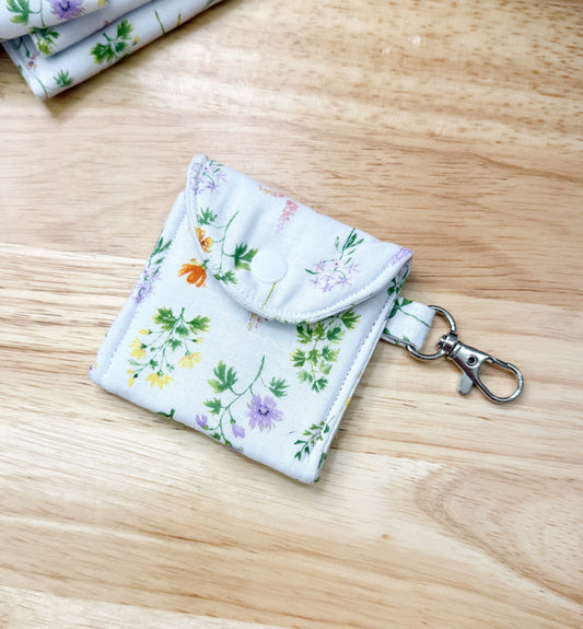 Boho Wildflower AirPods Case Keychain