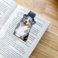 Gray Merle Aussie Magnetic Bookmark