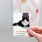 Tuxedo Cat Magnetic Bookmark