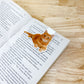 Orange Tabby Cat Magnetic Bookmark