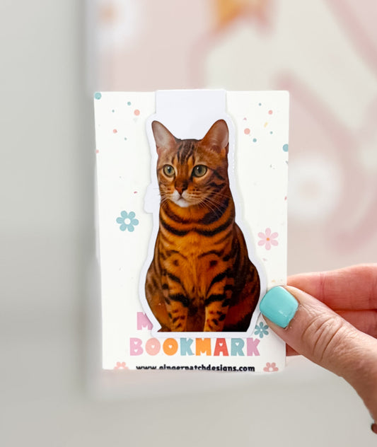 Bengal Cat Magnetic Bookmark