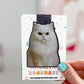 White Persian Cat Magnetic Bookmark