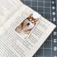 Red Husky Magnetic Bookmark