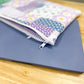 Purple Cottage Patchwork Quilted Laptop Bag