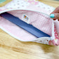 Pink Cottage Patchwork Quilted Laptop Bag