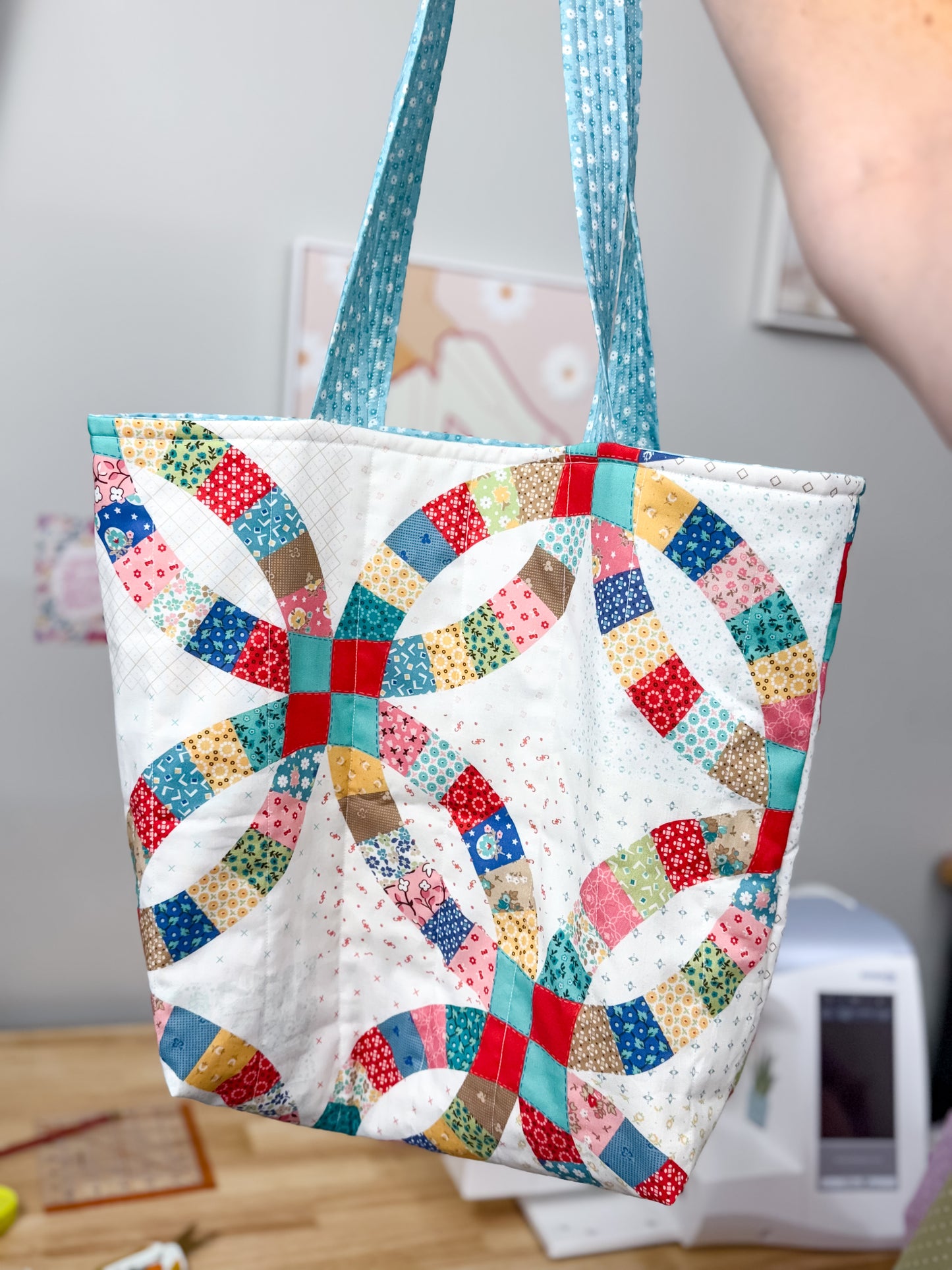 Wedding Ring Charlotte Quilted Tote