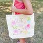 Whimsical Sewing Canvas Tote Bag