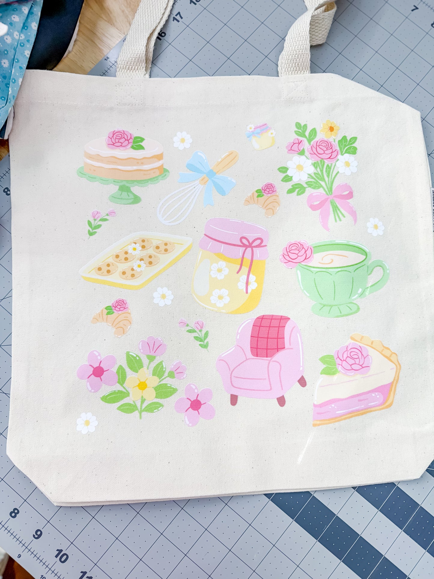 Whimsical Baking Canvas Tote Bag