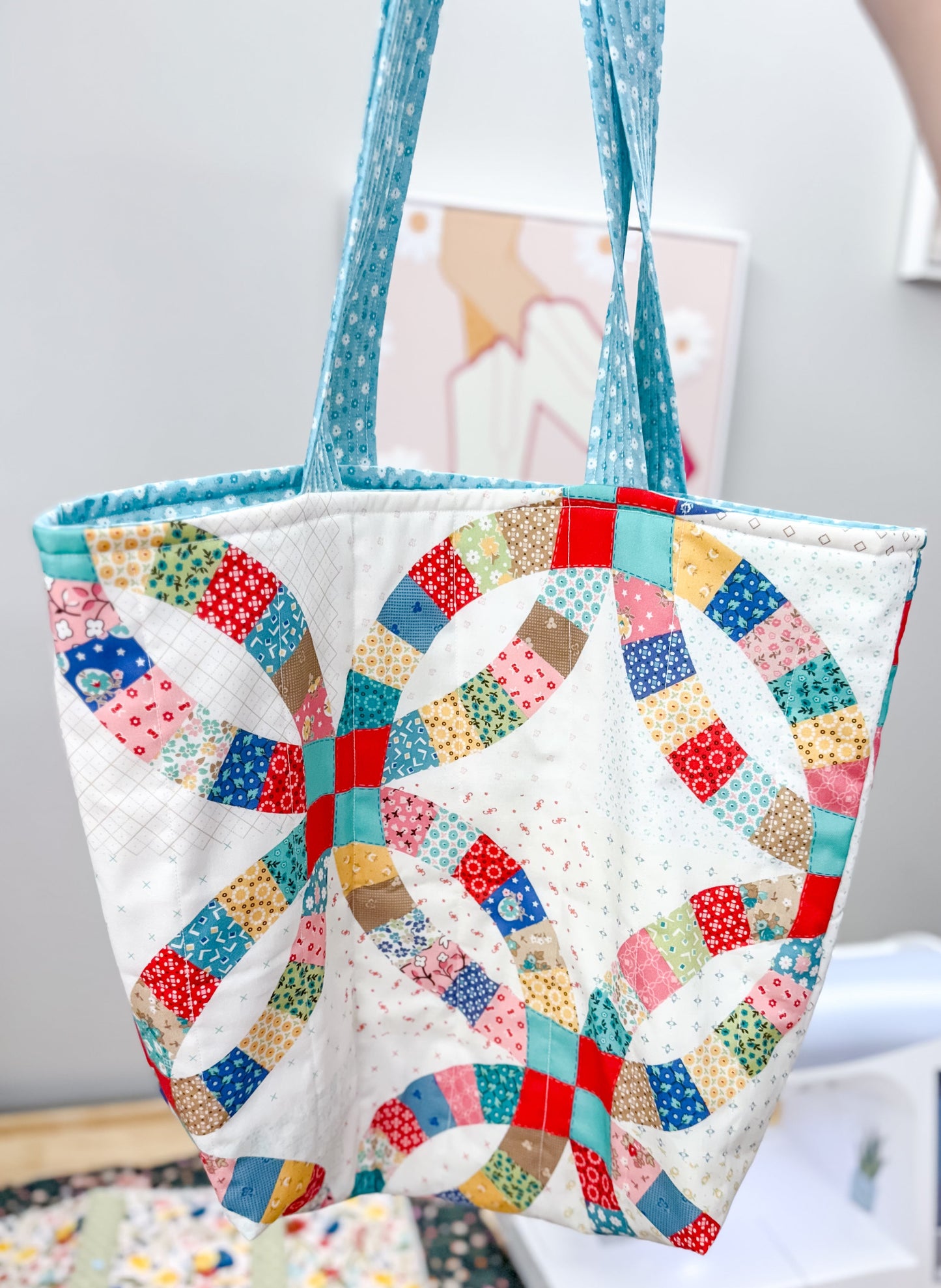 Wedding Ring Charlotte Quilted Tote