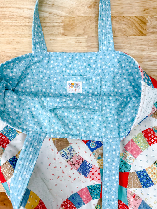 Wedding Ring Charlotte Quilted Tote