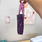 Quilted Book Sleeve w/Handles Plum Purple