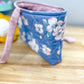 Quilted Book Sleeve w/Bow Tie Closure
