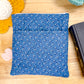 Zippered Quilted Book Sleeve Fall Blue