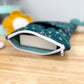 Zippered Quilted Book Sleeve Hunter Green