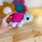 Sparkle Turtle, Handmade Crochet Plushie