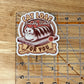 Freshly Baked Cat Loaf Sticker, Chubby Cat Stickers, Kitty Sticker