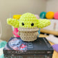 Baby Alien Green Crochet Plushie