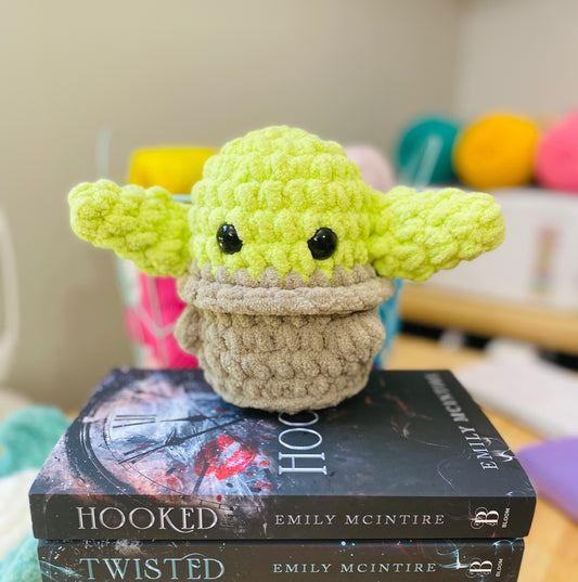 Baby Alien Green Crochet Plushie