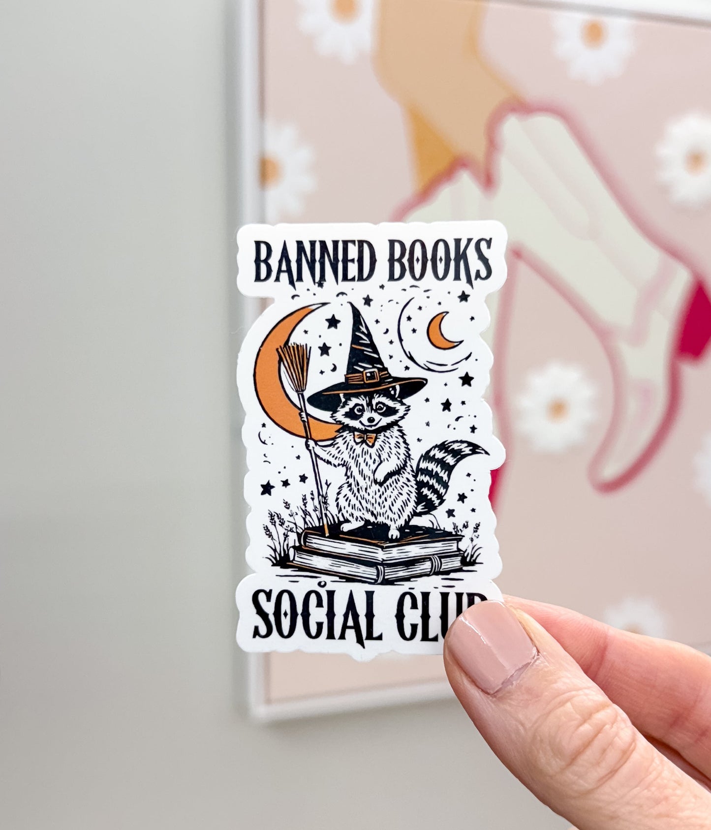 Banned Books Social Club Sticker