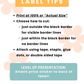 2-in-1 PDF DOWNLOAD Face Wipe Wrap Labels | PRINTABLE LABELS