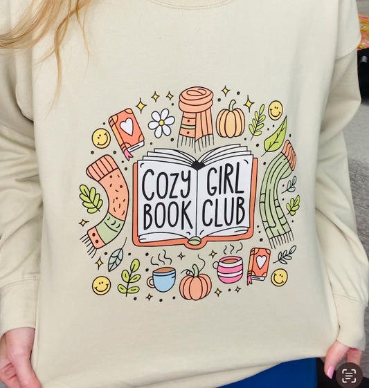 Cozy Girl Book Club Sweatshirt