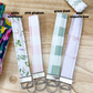 Boho Fabric Quilted Keychain