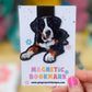 Bernese Mountain Dog Magnetic Bookmark, Dog Bookmarks