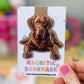 Chocolate Labrador Retriever Magnetic Bookmark, Chocolate Lab Bookmarks