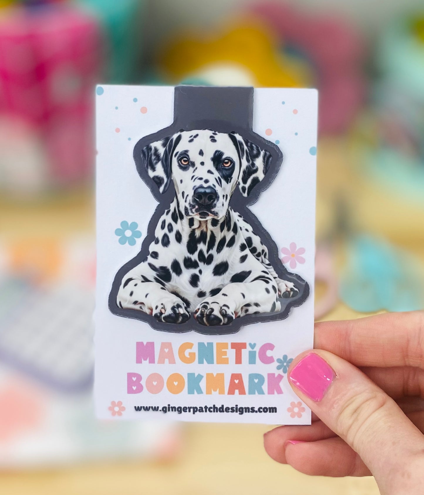 Dalmation Magnetic Bookmark