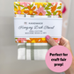 PRINTED LABELS Dish Towel Wrap Labels 11x14"
