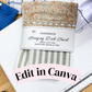EDITABLE Dish Towel Wrap Labels | Custom Product Labels