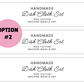 PRINTED LABELS Dish Cloth Wrap Labels
