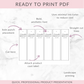 3-in 1 PRINTABLE BUNDLE | Scrunchie Wristlet & Lanyard Wrap Labels | Downloadable PDF