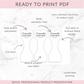 3-in 1 PRINTABLE BUNDLE | Scrunchie Wristlet & Lanyard Wrap Labels | Downloadable PDF