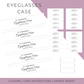 EDITABLE Sunglasses & Eyeglasses Case Wrap Labels | Custom Product Tags