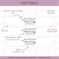 EDITABLE 3-in-1 Bowl Cozy Product Labels | Wrap Labels, Care Card & Fold Card | Edit in Canva