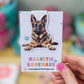 German Shepherd Magnetic Bookmark