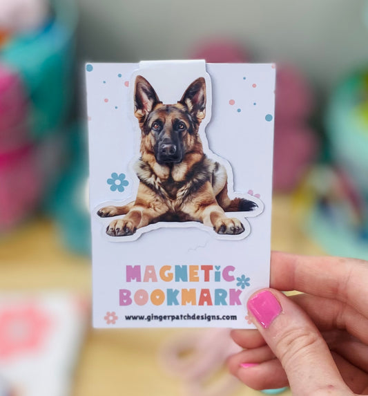 German Shepherd Magnetic Bookmark