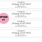 PRINTED LABELS Dish Towel Wrap Labels 11x14"
