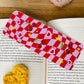 Red Cherries Bookmark, Red Checkered Bookmark, Retro Cherries Bookmarks, Disco Vibes, Bookmarks for Girls, Girlie Girls