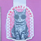 Cat with Sunglasses Magnetic Bookmark, I Do What I Want, Cute Cat Bookmarks