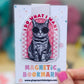 Cat with Sunglasses Magnetic Bookmark, I Do What I Want, Cute Cat Bookmarks