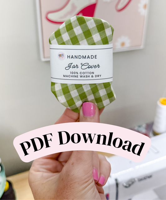 PRINTABLE Jar Cover Wrap Labels | Downloadable PDF