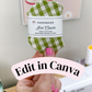 EDITABLE Jar Cover Wrap Labels | Custom Packaging