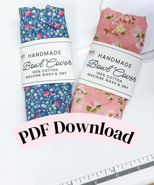 PRINTABLE Bowl Cover Wrap Labels | Downloadable PDF