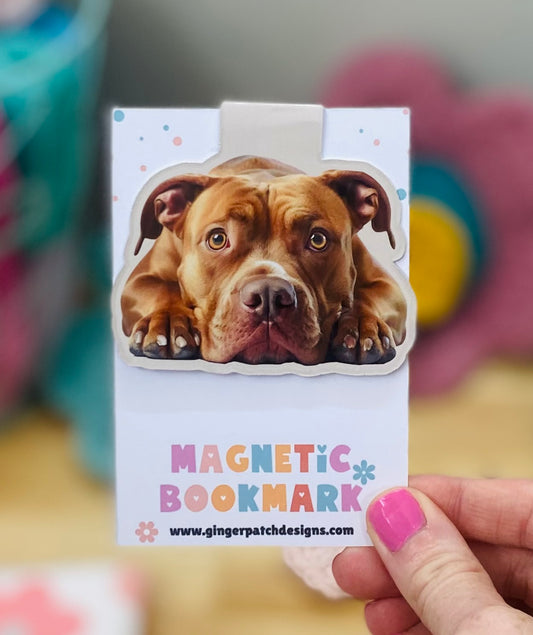 Pit Bull Magnetic Bookmark